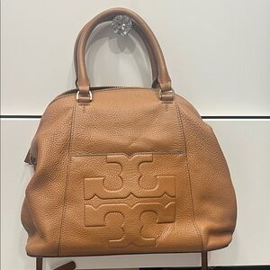 Tory Burch Brown Leather Satchel